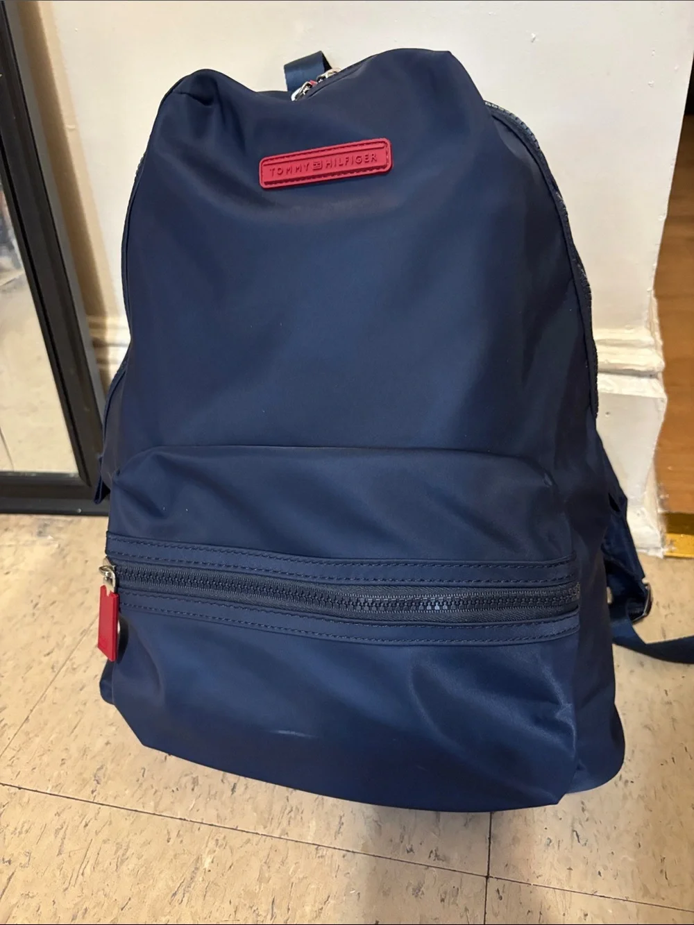❤️ Tommy Hilfiger Navy Red Nylon Backpack